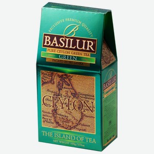 Чай зеленый Basilur The island of tea Ceylon Green листовой 100 г