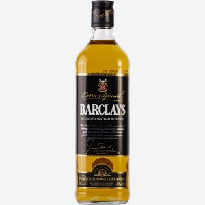Виски купажированный Барклайс 3 года Кемпбелл Мейер с/б, 0,5 л
