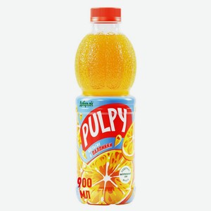 Напиток сокосодержащий Pulpy апельсин с мякотью 900 мл