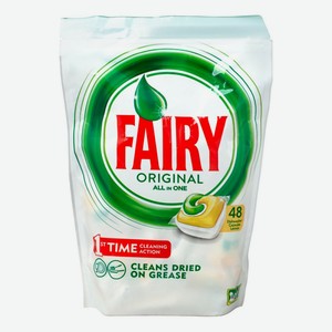 Капсулы для посудомоечных машин Fairy All in One Лимон 48 шт