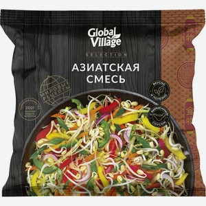 Смесь овощная Global Village Азиатская с соусом замороженная 400 г