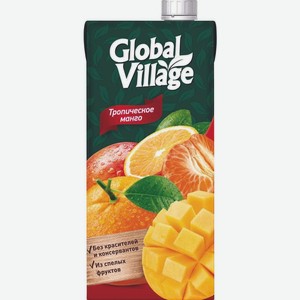 Напиток Global Village Тропическое манго из апельсинов, манго и мандаринов сокосодержащий 1.93 л