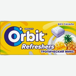 Жевательная резинка Refreshers (Рефрешерс) Тропический микс ТМ Orbit (Орбит) 16 г