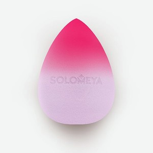 Спонж для макияжа SOLOMEYA Косметический меняющий цвет Purple-pink