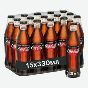 Напиток Coca-Cola Zero газированный, 330мл x 15 шт Грузия