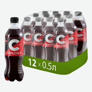 Напиток Cool Cola без сахара газированный, 500мл x 12 шт Россия