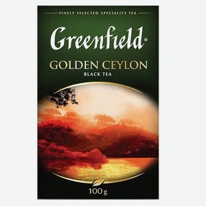 Чай черный Greenfield Golden Ceylon листовой, 100 г