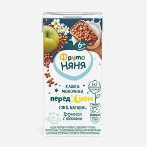 Каша ФрутоНяня Молочно-гречневая с яблоками 200 мл