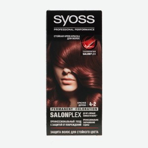 Крем-краска для волос Syoss 4-2 Красное дерево 115 мл