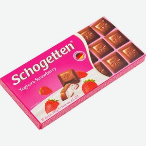 Шоколад молочный Schogetten Клубничный йогурт 100 г