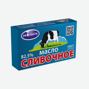 Масло сливочное Экомилк 82.5% 180 г