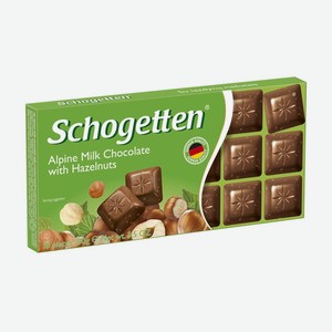 Шоколад молочный Schogetten с фундуком 100 г