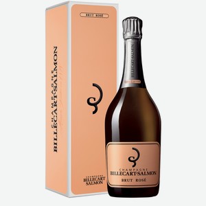 Шампанское Billecart - Salmon розовое брют 0,75 л в подарочной упаковке