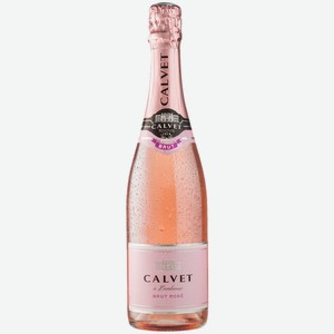 Вино игристое Calvet Cremant de Bordeaux розовое брют 0,75 л