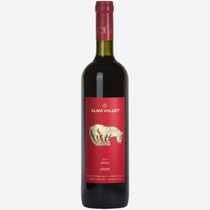 Вино Alma Valley Shiraz красное сухое 0,75 л