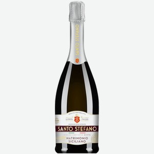 Напиток винный Santo Stefano Matrimonio Siciliano белый полусладкий 0,75 л
