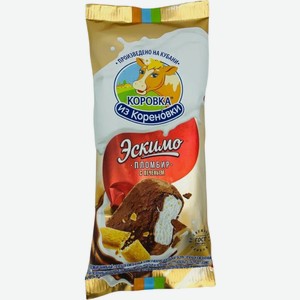 Мороженое Коровка из Кореновки эскимо с печеньем 15%, 70г Россия