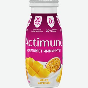 Напиток функциональный Actimuno манго-маракуйя 1.5%, 95г Россия