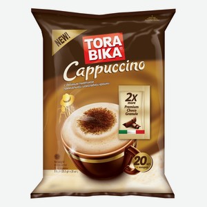 Кофе Torabika Cappucсino растворимый (25.5г x 20шт), 510г Индонезия
