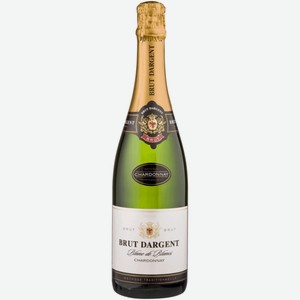 Вино игристое Brut Dargent Chardonnay белое брют 11.5%, 750мл