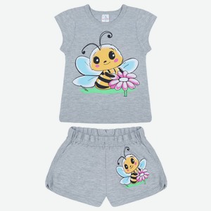 Комплект для девочек Bonito Kids футболка и шорты, асс. (92)