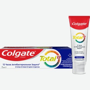 Зубная паста Colgate Total 12 Профессиональная Отбеливающая 75 мл
