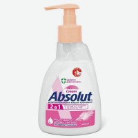 Крем-мыло жидкое   Absolut   Нежное антибактериальное, 250 мл