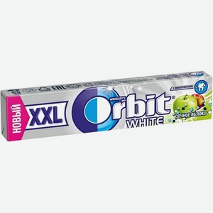 Жевательная резинка Orbit Xxl White Сочное яблоко без сахара 20 г
