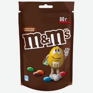 Драже M&M s с молочным шоколадом 80г