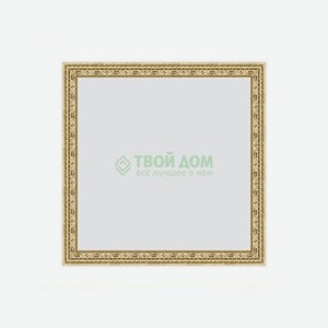 Зеркало в багетной раме Evoform сусальное золото 47 мм 62х62 см
