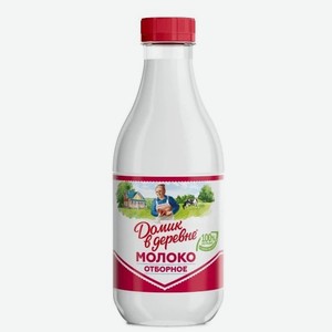 Молоко Домик в деревне отборное 3.7%, 930мл