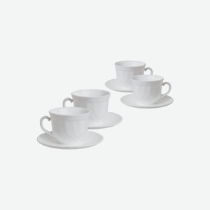 Набор чайный Luminarc Trianon на 4 персоны, 8 предметов