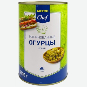METRO Chef Огурцы кубики, 4.25кг