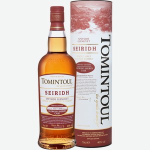 Виски Tomintoul Seiridh Dpeys glenliv OSC в подарочной упаковке, 0.7л