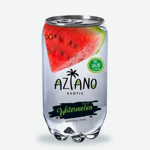 Напиток Aziano Арбуз газированный, 350мл