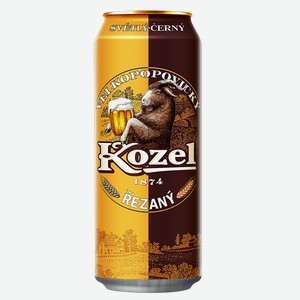 Пиво ВЕЛКОПОПОВИЦКИЙ КОЗЕЛ Резаный светлое пастеризованное 4,7%, 0,45л