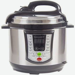 Мультиварка-скороварка GALAXY GL 2651, 900Вт, серебристый/черный [гл2651]