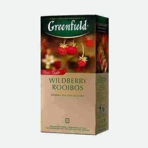Чай Черный Greenfield Wildberry Rooibos 25 Пакетиков