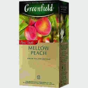 Чай Зеленый Greenfield Mellow Peach 25 Пакетиков