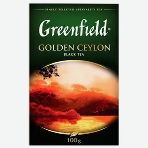 Чай черный Greenfield Golden Ceylon, 100 г