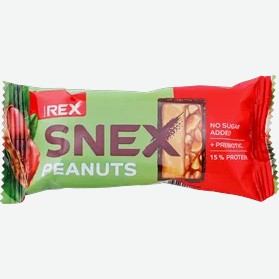 Батончик глазир. SNEX арахис без сахара 15% протеина, 50 г