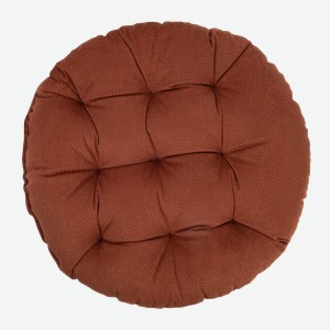 Tarrington House Подушка коричневая для мебели диаметр 37см круглая с тафтингом