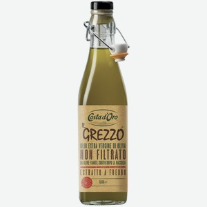 Масло оливковое Costa d`Oro Il Grezzo нефильтрованное, 500мл