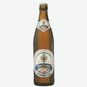 Пиво Arcobaru Weissbier Hell безалкогольное, 0.5л