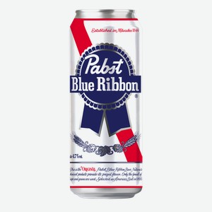 Пиво Pabst Blue Ribbon, 0.5л
