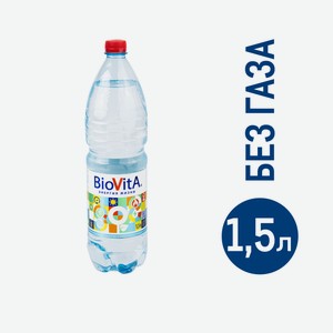 Вода BioVita минеральная природная негазированная, 1.5л