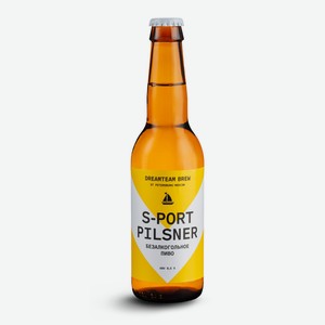 Пиво Dream Team Brew Port Pilsner безалкогольное, 0.33л