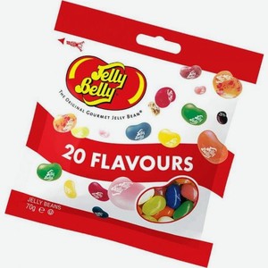 Драже Jelly Belly 20 flavours ассорти 20 вкусов жевательные, 70г