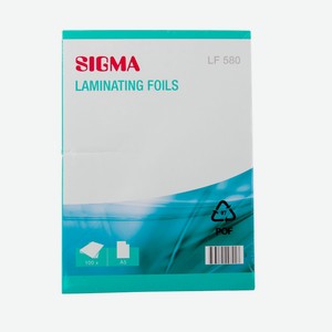 SIGMA Пленка для ламинирования глянцевая А5 80мкм 100шт