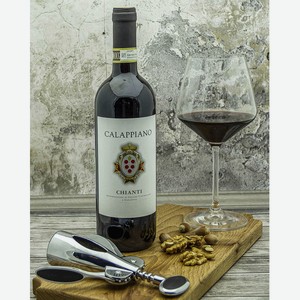 Вино Fattoria di Calappiano Кьянти Калаппиано Красное Сухое 2018 г.у. 12,5% 0,75 л, Италия